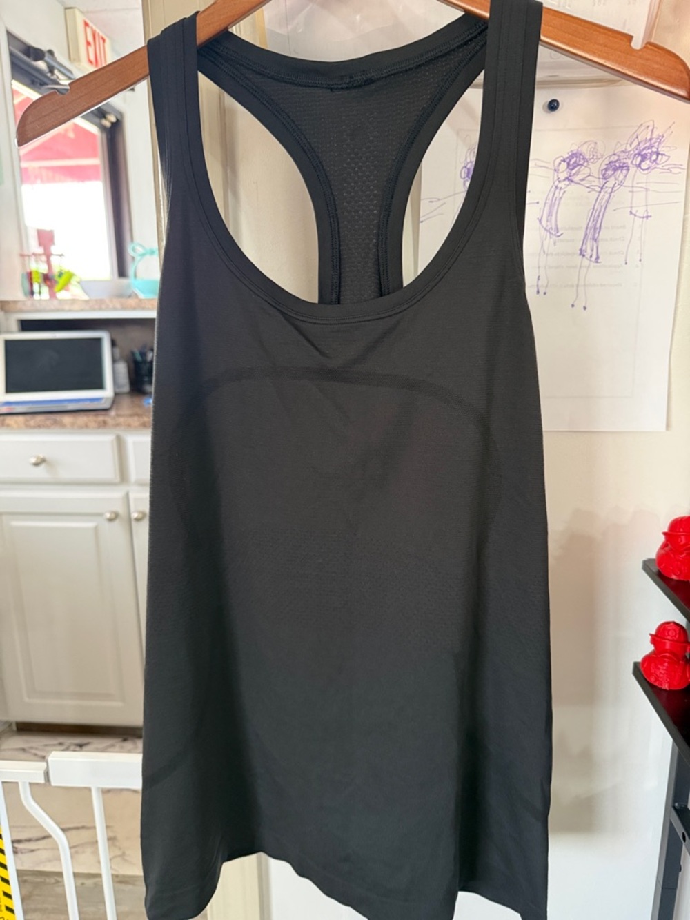 Lululemon Black Racerback Workout Tank Top
Size 14 no tags